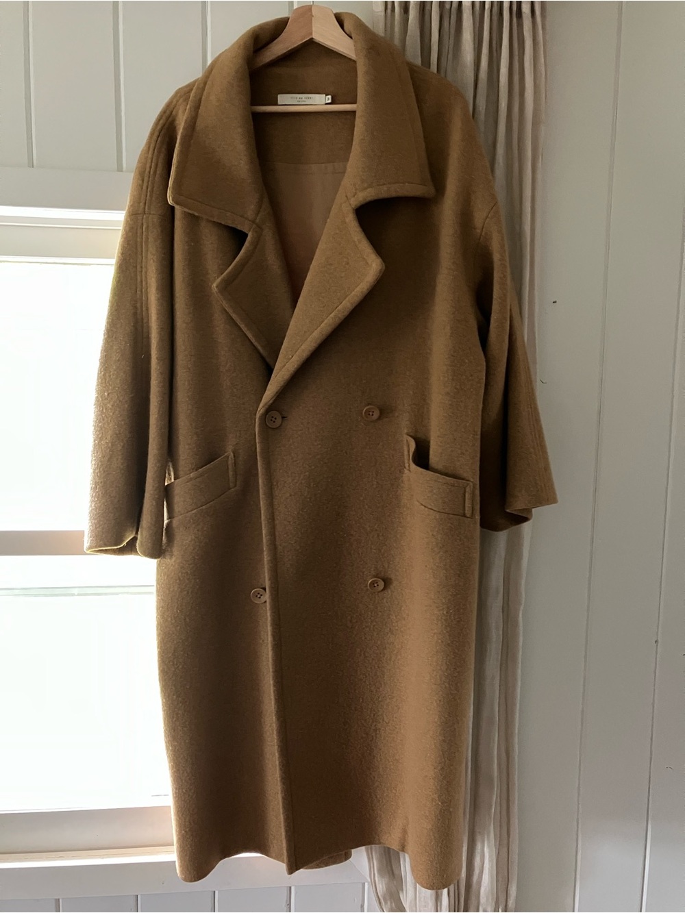 7115 by Szeki 100% Wool Cocoon Coat